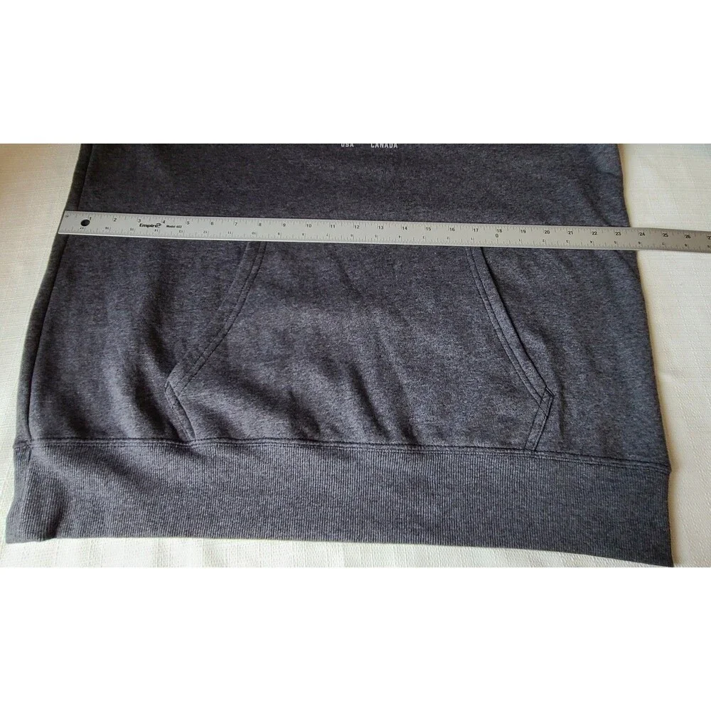 The North Face Hoodie Mens Large Gray Pullover LIUNA Laborers Graphic Sweatshirt